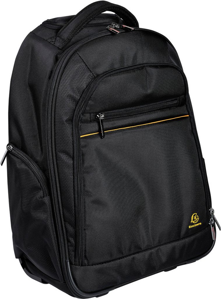 Exacompta Businessrucksack mit Rollen Exabusiness, Exactive - Schwarz - 18634E