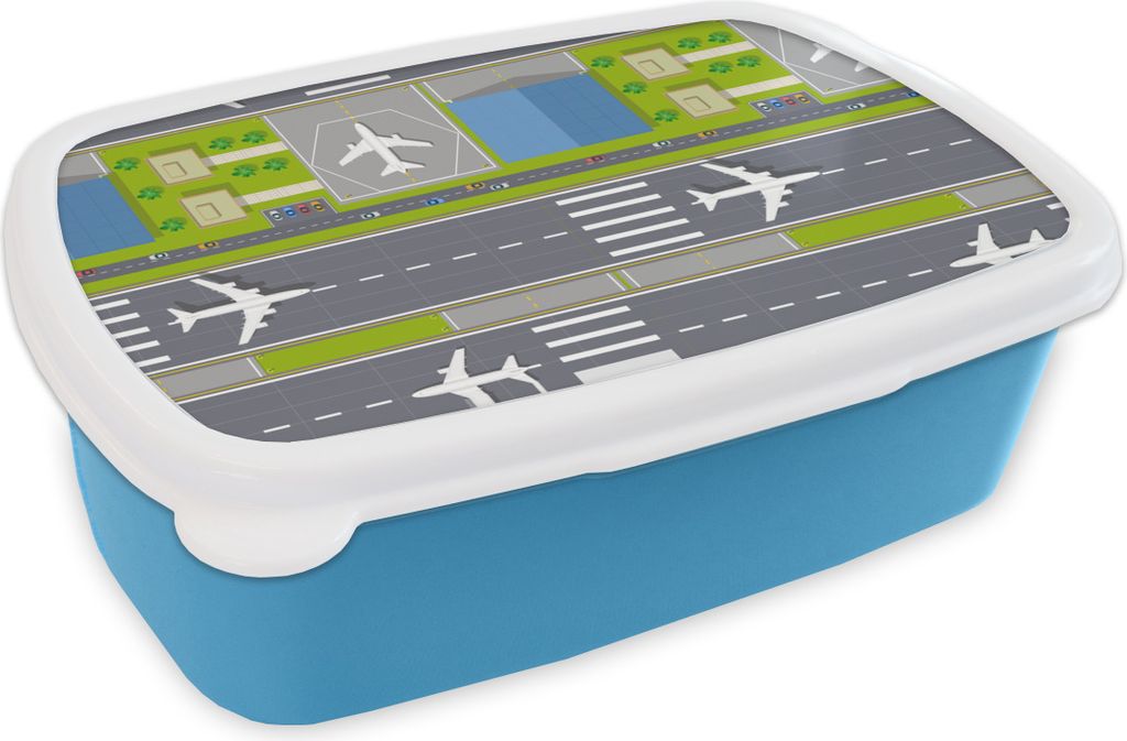 KitchenYeah® Lunchbox Brotzeit Brotdose 17x11 cm Design - Produktbild 