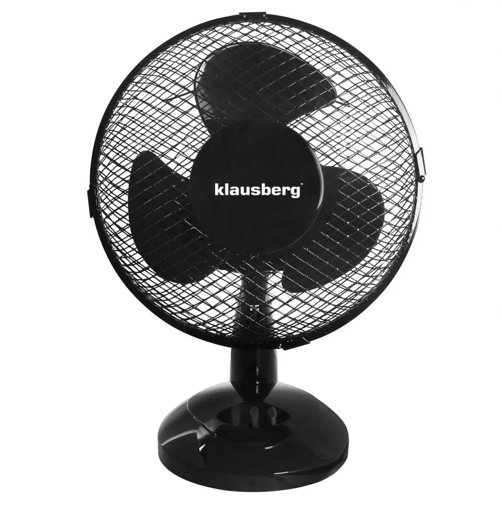 Klausberg KB7473 Ventilateur de Bureau 23cm - Silencieux et Compact