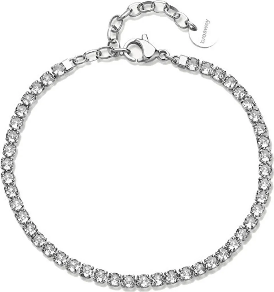 Brosway BEI099 Bracciale Tennis: Acciaio Chirurgico e Cubic Zirconia