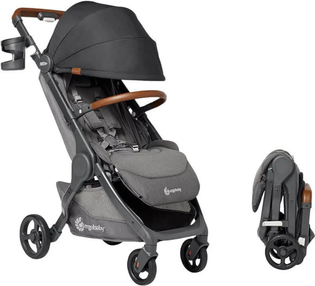 Ergobaby Metro+ Deluxe Poussette Skyline Shadow - Poussette Ultra Compacte