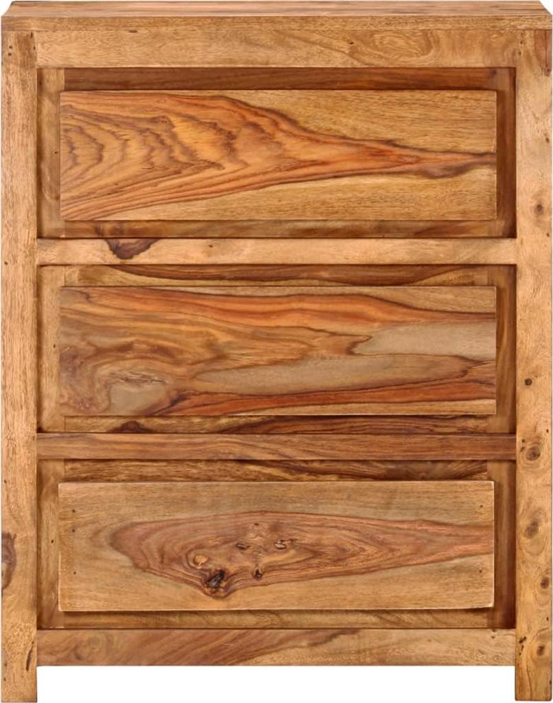 vidaXL Schubladenschrank 60x33x75 cm Massivholz Akazie
