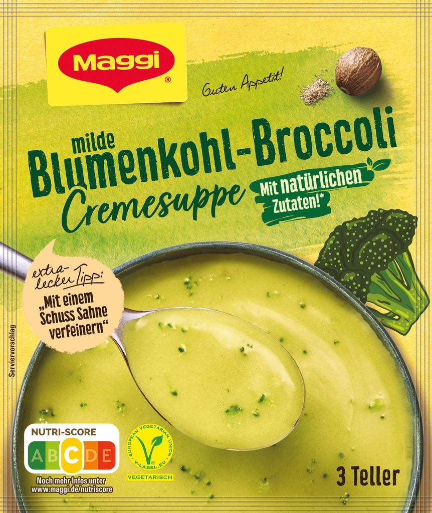 Maggi Guten Appetit Blumenkohl-Broccoli Cremesuppe (750 ml) Immagine del prodotto 