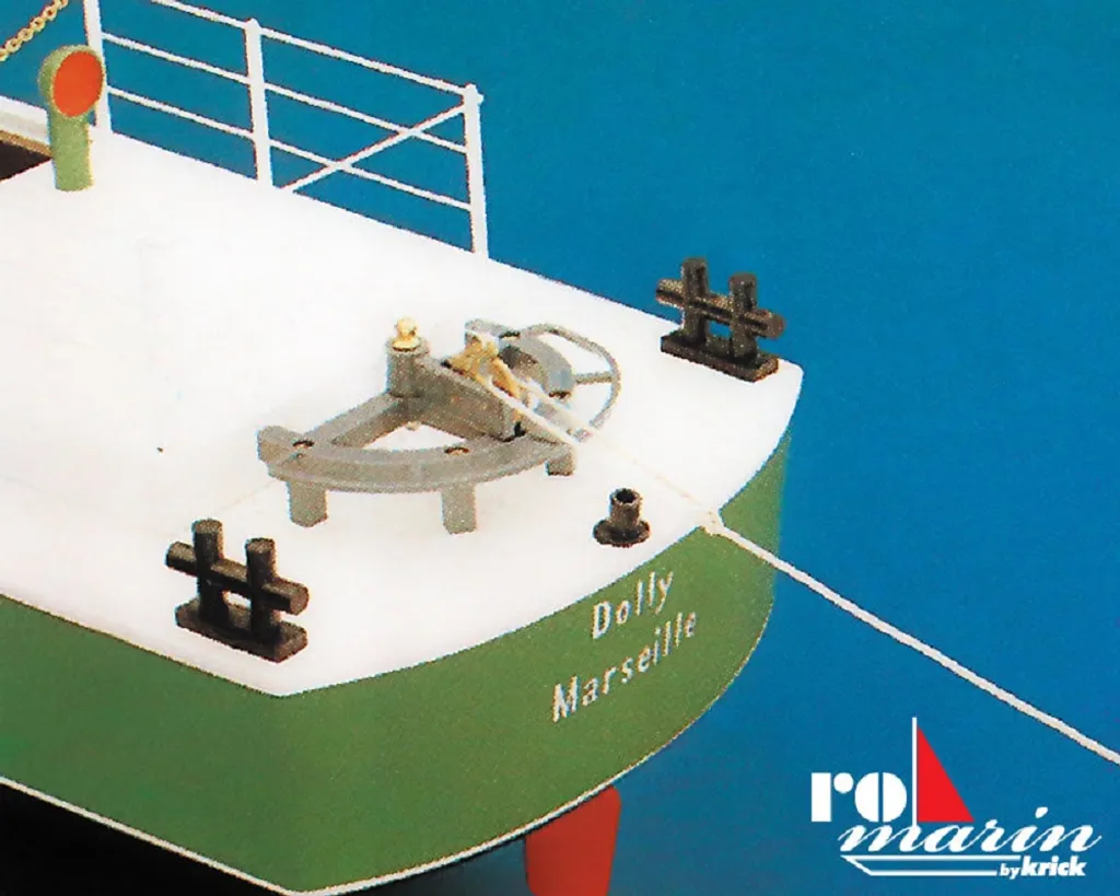 Bateau télécommandé à construire Dolly Krick - Maquette bois et ABS - 8