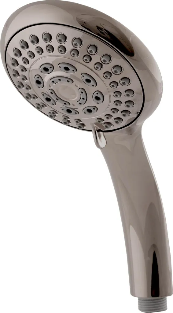 Pommeau de Douche Gris Métal Brillant - Accessoire Sanitaire Design
