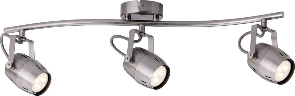 Paulmann Spotlight Gamma LED 3x3,5W GU10 230V Nickel gebürstet Metall