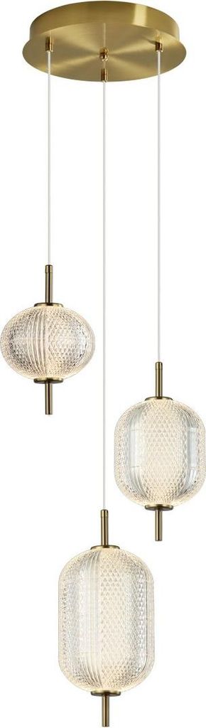 Italux Corado LED Hängelampe Gold 23W, 2104 lm, IP20 Produktbild 