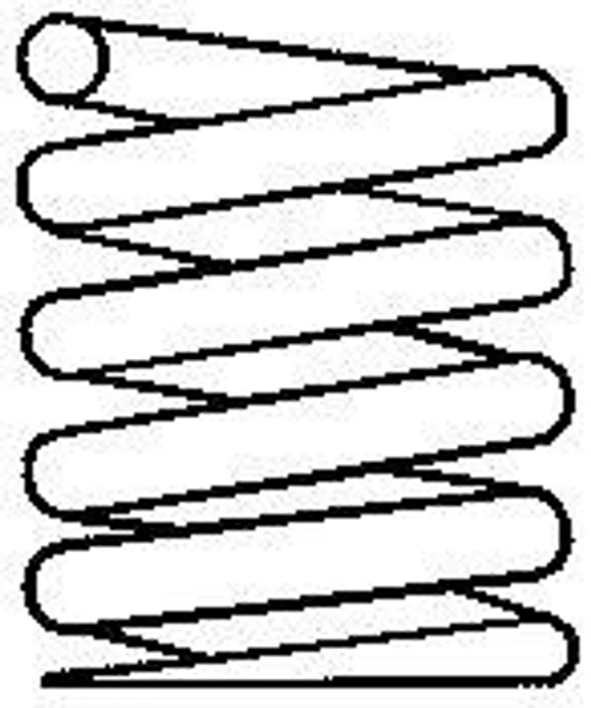 Ressort de suspension robuste SACHS 996 369, fiabilité OE garantie