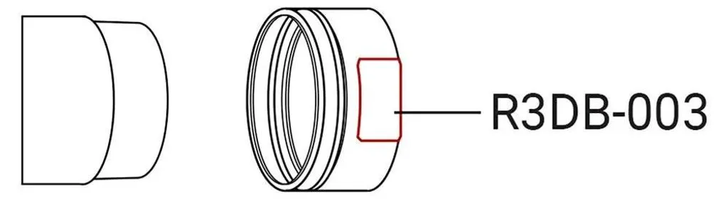 Pièce de Rechange Écrou de Serrage Fulcrum R3db-003 Noir Universel