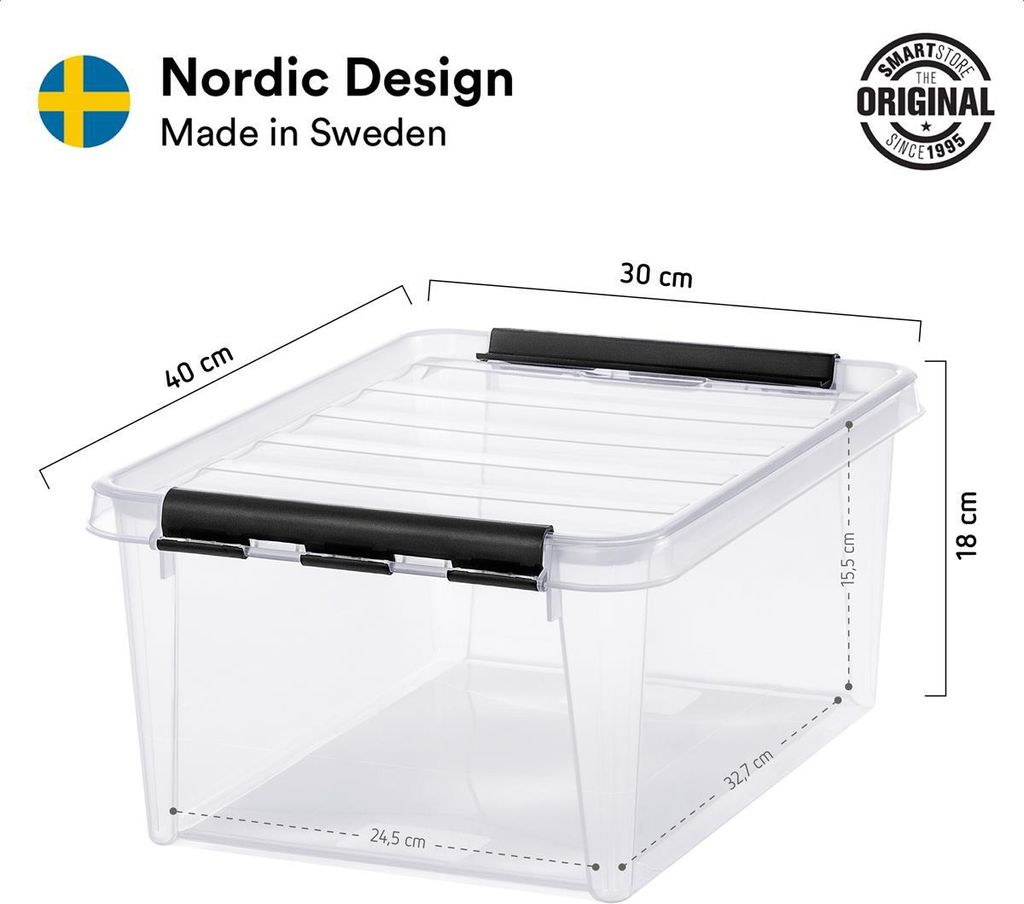 Smart Store Aufbewahrungsbox CLASSIC 15 14 l, transparent Produktbild 21