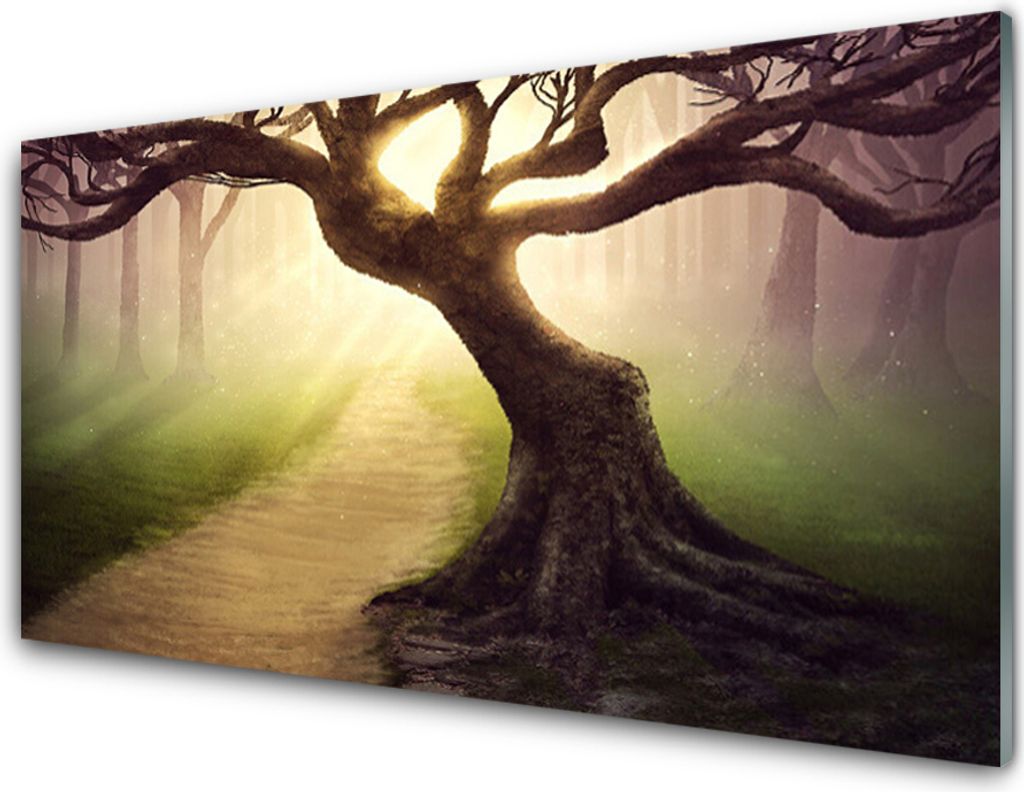 Acrylglasbilder 100x50 Wandbild Druck Baum Natur