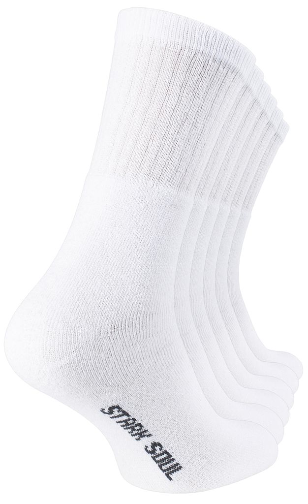 Stark Soul® 6 Paar Tennissocken, Frotteesocken 43-46 weiß Produktbild 
