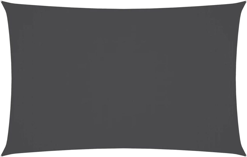vidaXL Sonnensegel Oxford-Gewebe Rechteckig 5x8 m Anthrazit