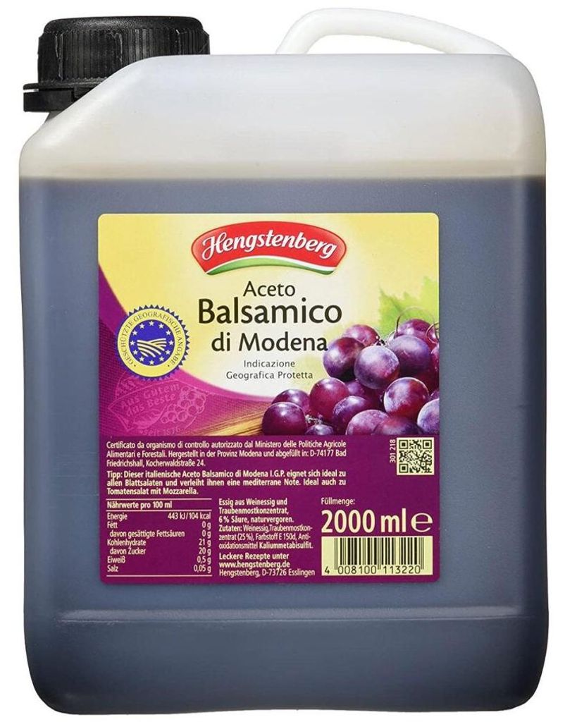 Hengstenberg Balzamikový ocot modenský dunkel Weinessig Obrázok produktu 