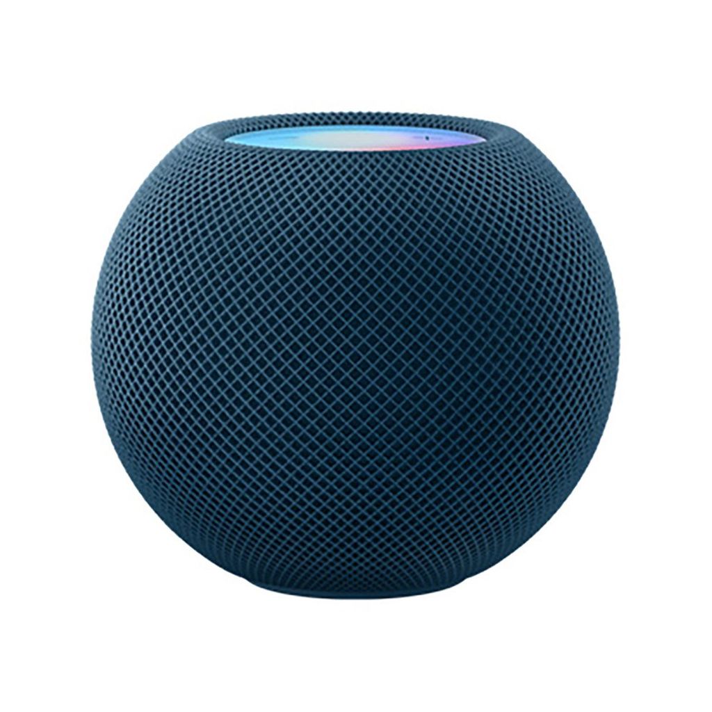 Apple HomePod mini, Apple Siri, Rond, Blauw, Volledig Productafbeelding 