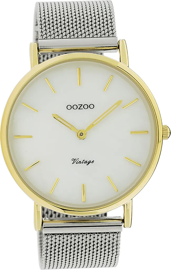Oozoo orologio da donna in acciaio inox C20102 orologio al quarzo bracciale blu scuro vintage D2UOC20119