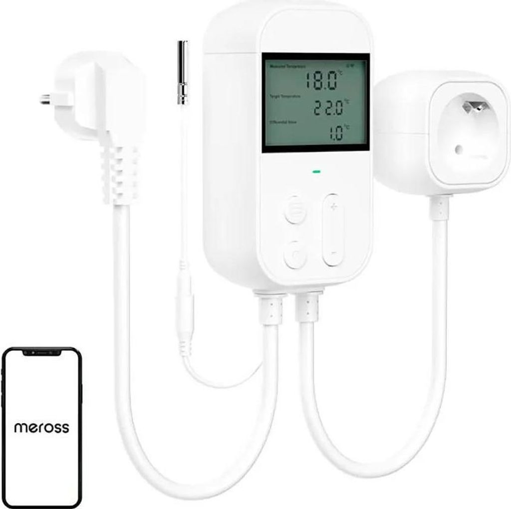 Termostato Meross MTS960HK Bianco Immagine del prodotto 