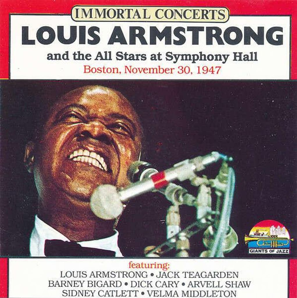 Louis Armstrong und die All Stars in der Symphony Hall