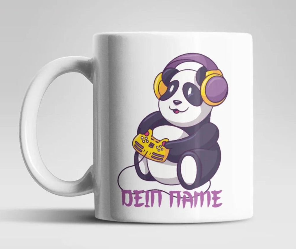 Gamer Panda Kaffeetasse Teetasse