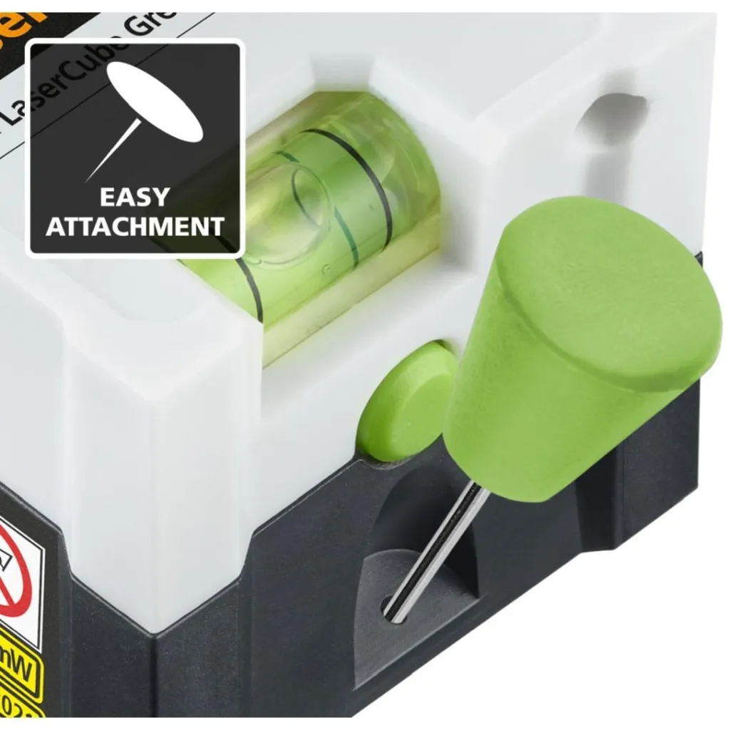 Laserliner LaserCube Green : Laser vert 10 m autonivelant compact