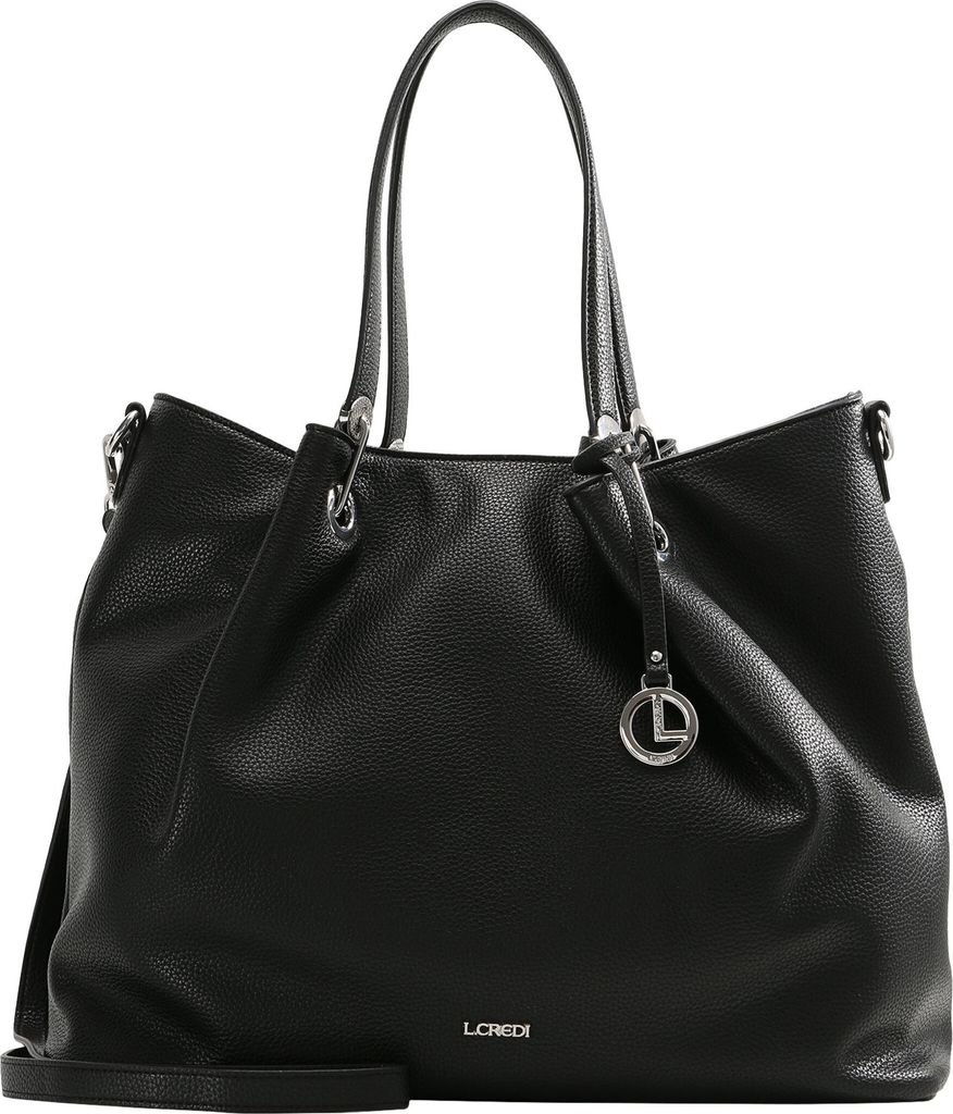 L.CREDI sac shopper sac à épaule Ebony Shopper Black noir Image du produit 