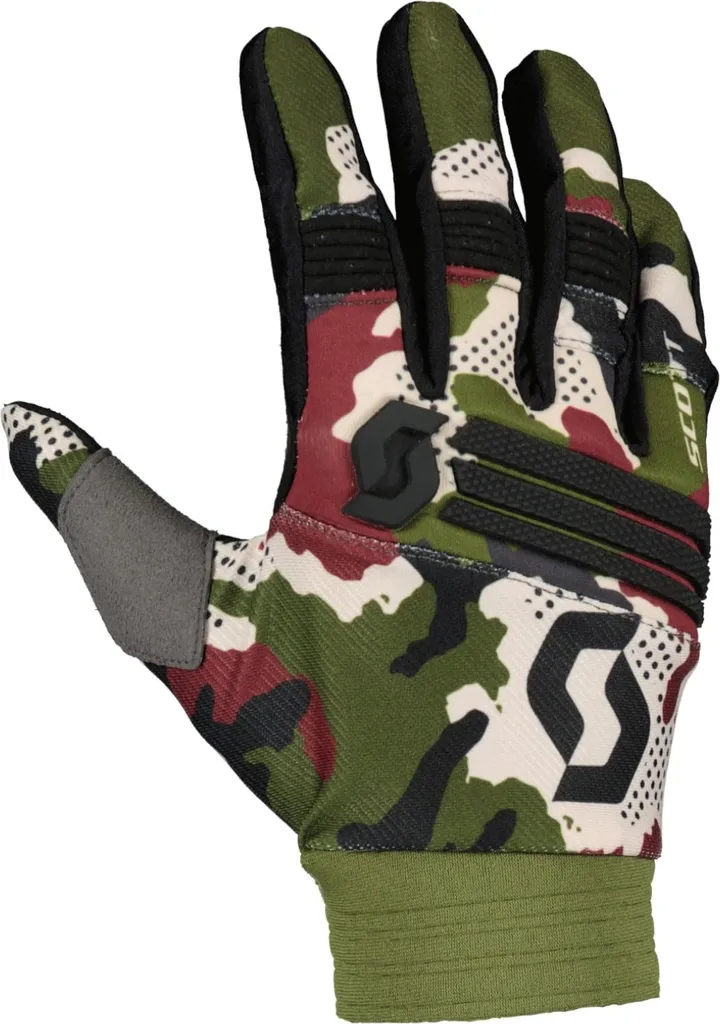Gants de moto tout-terrain Scott X-Plore Camo Vert et Tan Taille XL