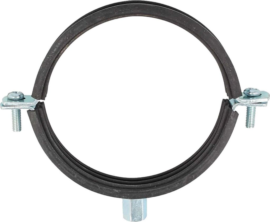 tecuro Schraub-Rohrschelle 74-80 mm, M10 Anschlussgewinde, verzinkt