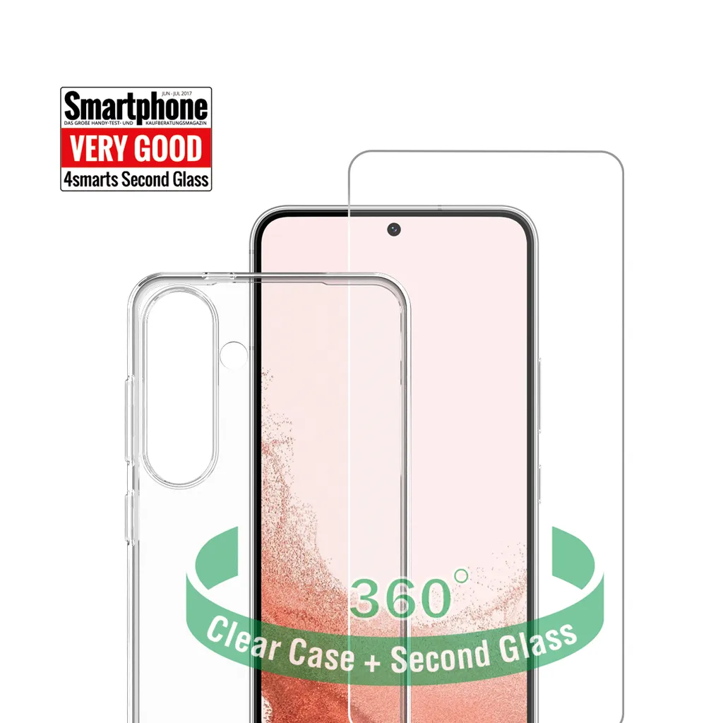 Pack de protection complète 4Smarts 360° avec coque et verre trempé HD