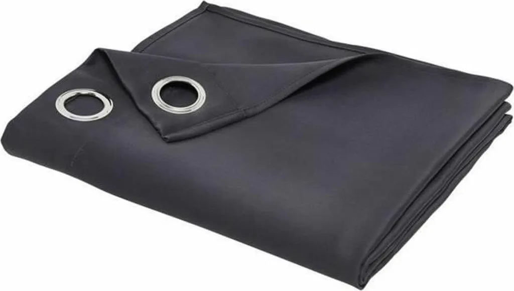 Rideau Anti-Froid Anthracite 140x240 cm pour Stopper les Courants d'Air