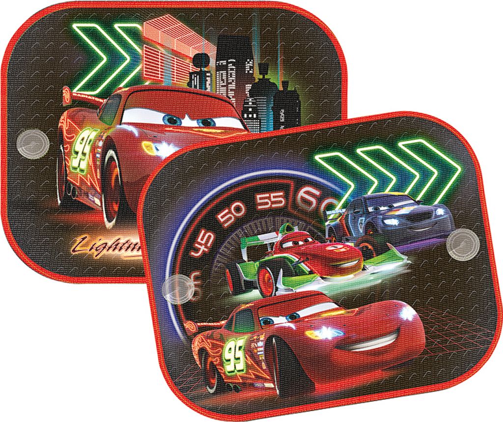 Kaufmann Sonnenschutz 'Disney Cars' aus 60% Polyester und 40% Polychlorid, 2-teilig (1 Set)