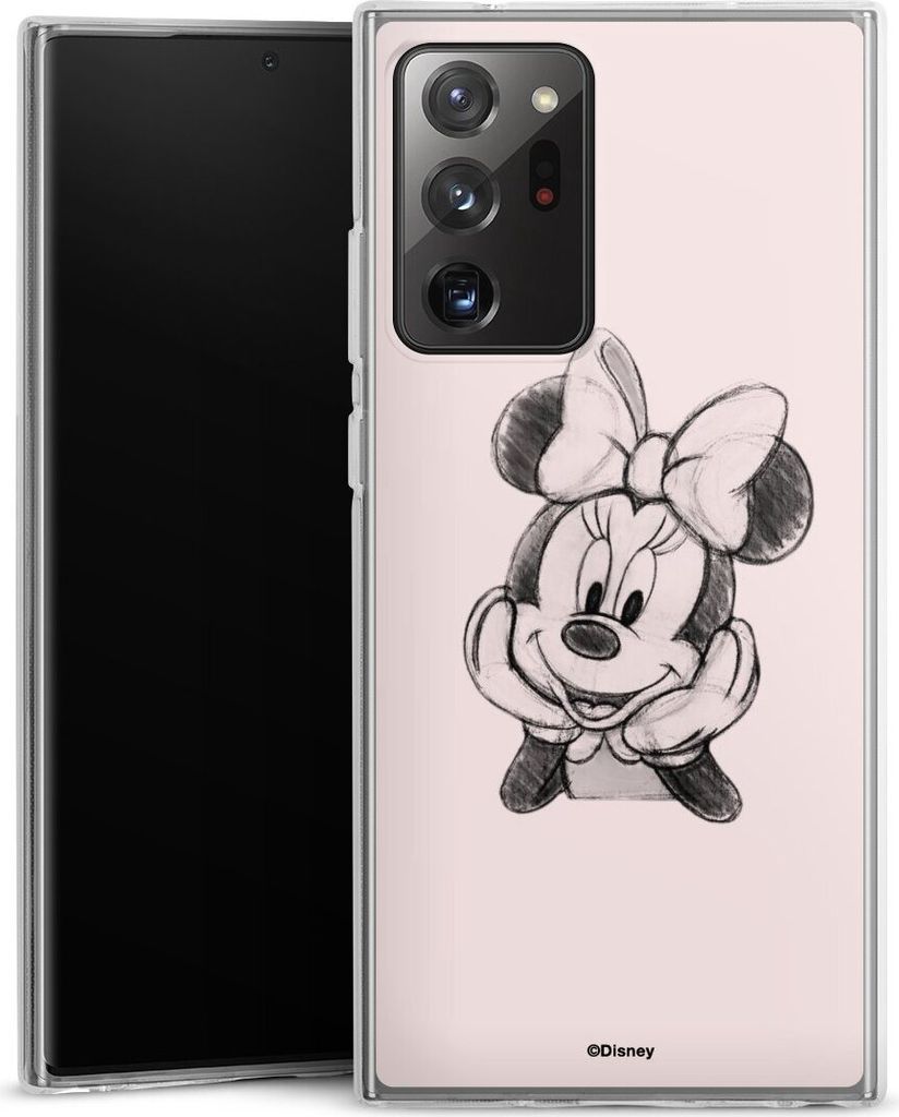 DeinDesign Handyhülle für Samsung Galaxy Note 20 Ultra 5G Silikon Hülle Case Smartphone Schutzhülle Disney Minnie Mouse Offizielles Lizenzprodukt