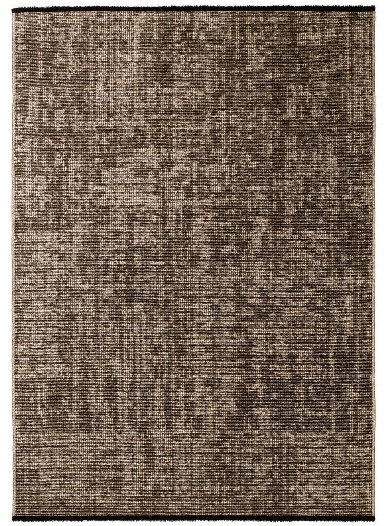 Waschbarer beigefarbener Baumwoll-Chenille-Teppich im Bohème-Stil, Vintage-Kelims, kurzer Flor, weich, rutschfest, marmoriert 80 x 150 cm