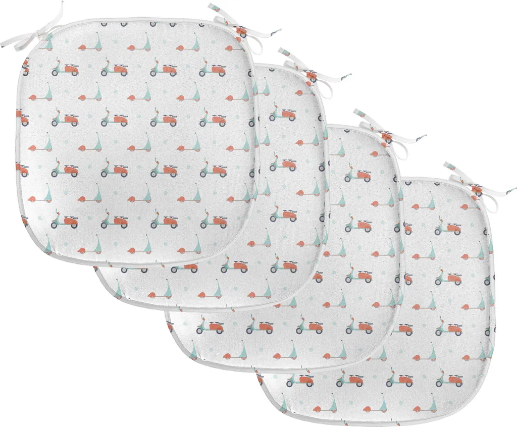 Cuscini Sedie Salmon Seafoam 40x40 Impermeabili | Set da 4
