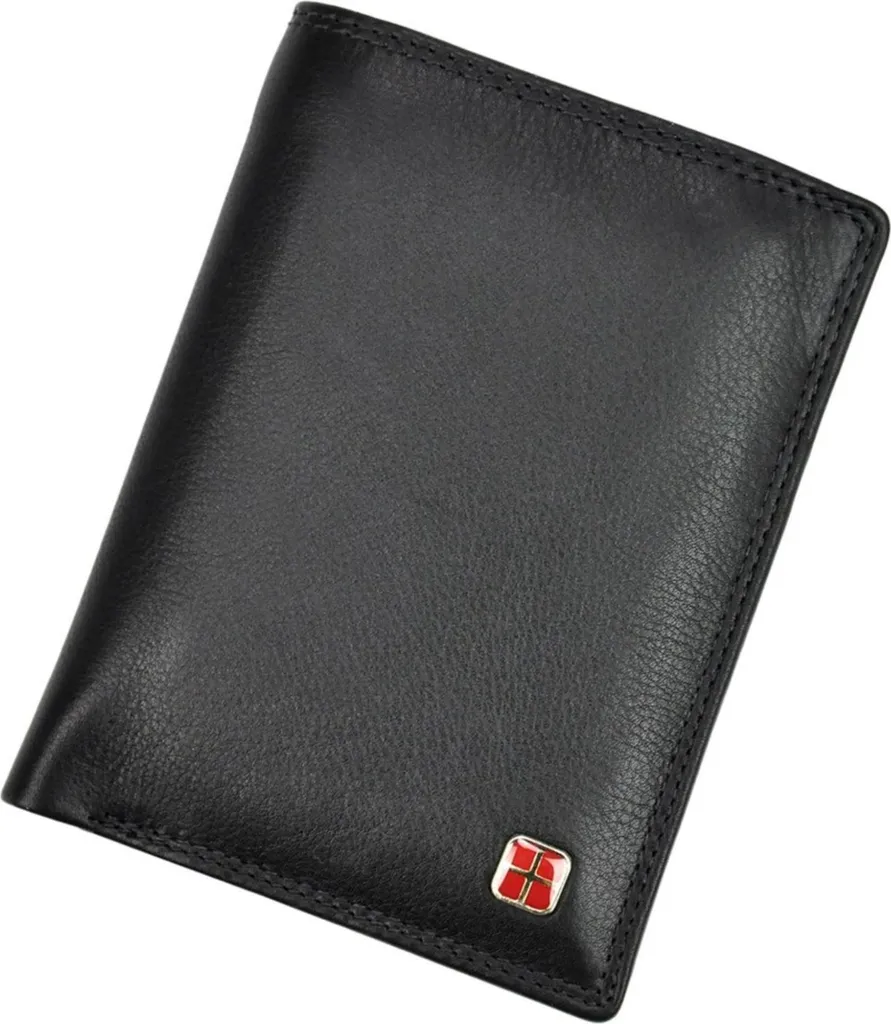 Portefeuille de voyage Albatross SNMW3638RFID compact et sécurisé noir