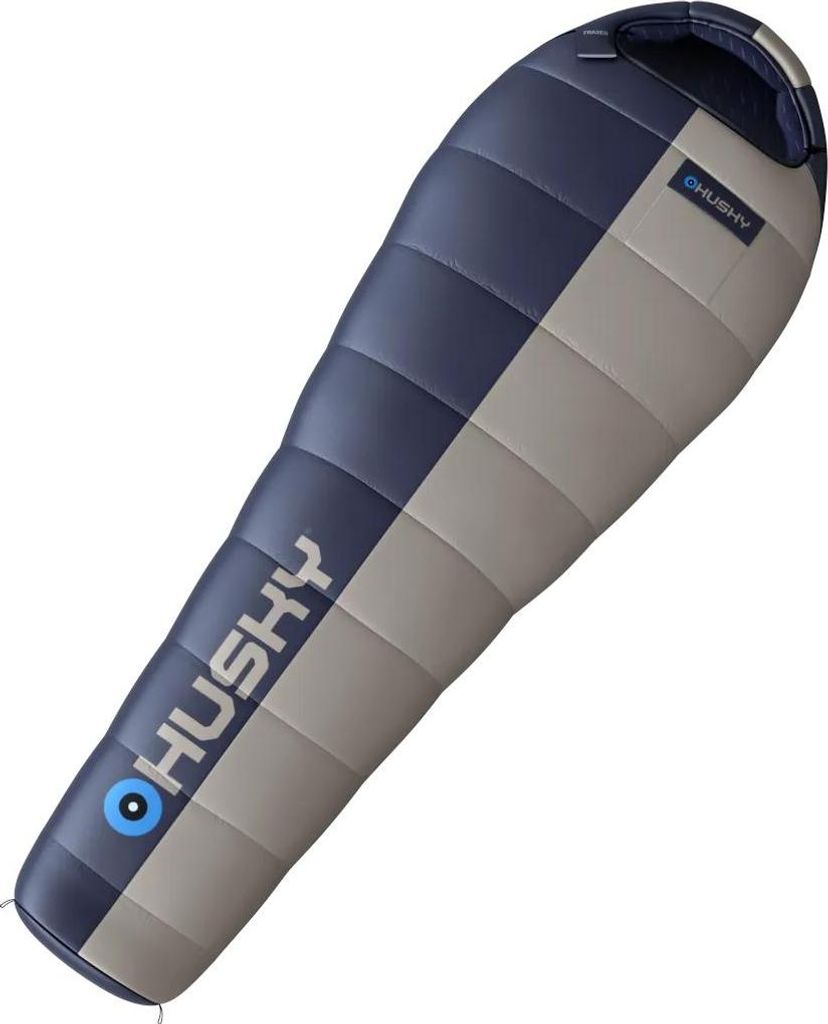 Husky Mumienschlafsack ThermoPro Fraser -10°C - 210 x 85 cm - Blau mit Grau