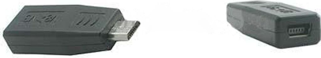 Adapterstecker Mini USB Buchse Eingang auf Micro USB Stecker Adapter Converter