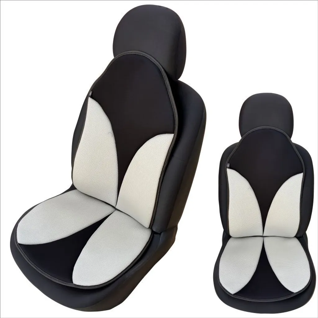 Cuscino Seduta ATM2G per Casa e Auto - Soluzione Comfort Nero/Grigio