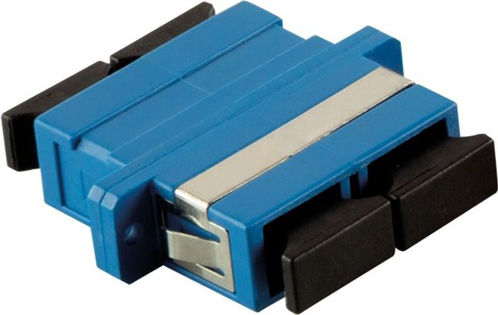 LogiLink LWL Kupplung 2 x SC-Duplex Singlemode blau