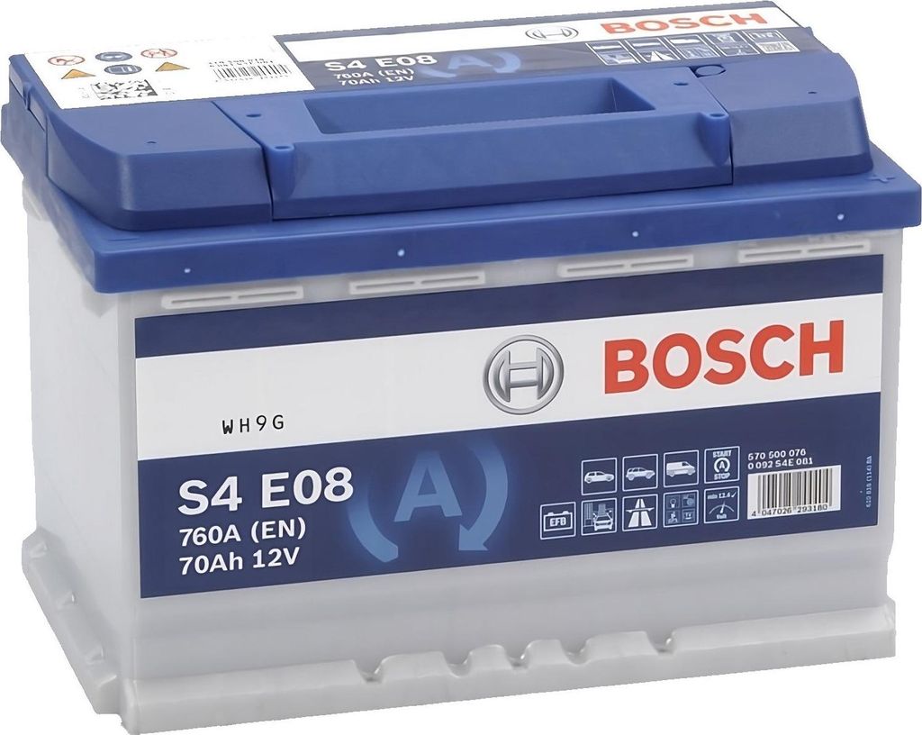 BOSCH S4E Starterbatterie 0092S4E081 Produktbild 