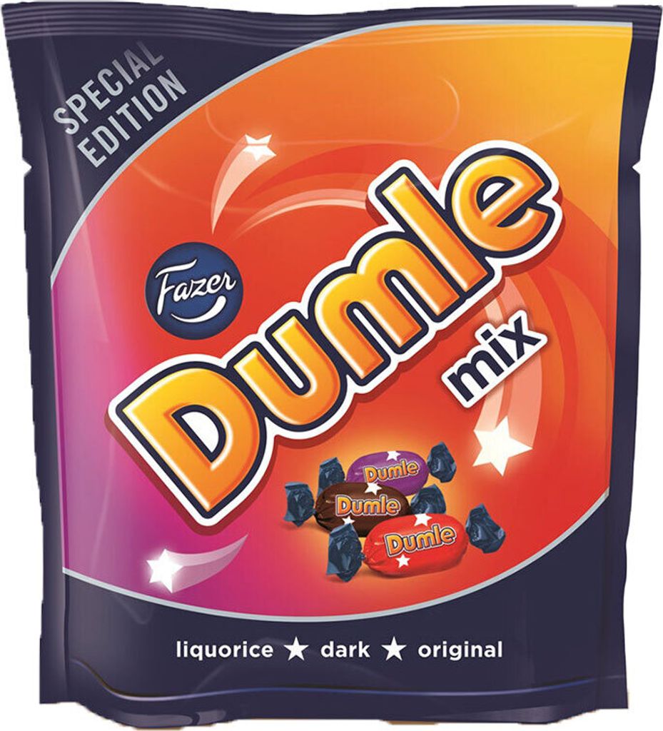 Fazer Dumle Mix Karamell-Bonbons 46 Stk. 350g Produktbild 