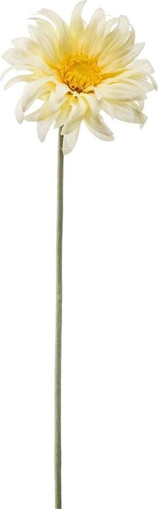 artplants.de Kunstblume Gerbera BILFON, hellgelb, 50cm - Künstliche Blume