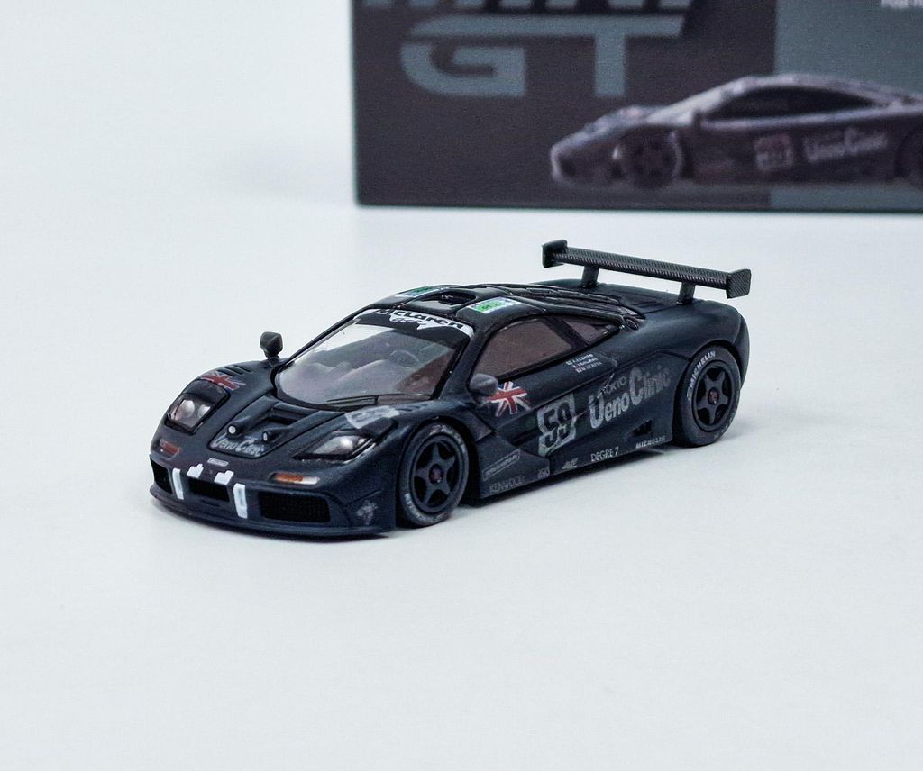 McLaren F1 GTR #59 1995 Le Mans noir - Mini GT 1:64 Image du produit 
