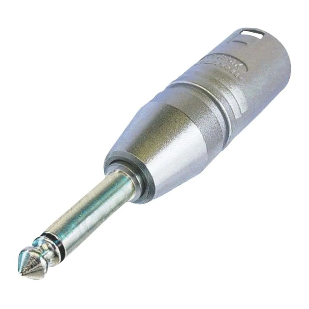 Neutrik NA2MP: Adattatore XLR Maschio a Jack 6.3mm per Studio Recording