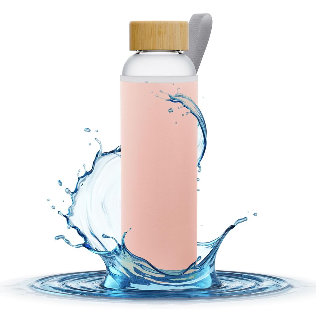 Aquafloow Glasflasche 0,7 Liter - Trinkflasche Glas 700ml Produktbild 