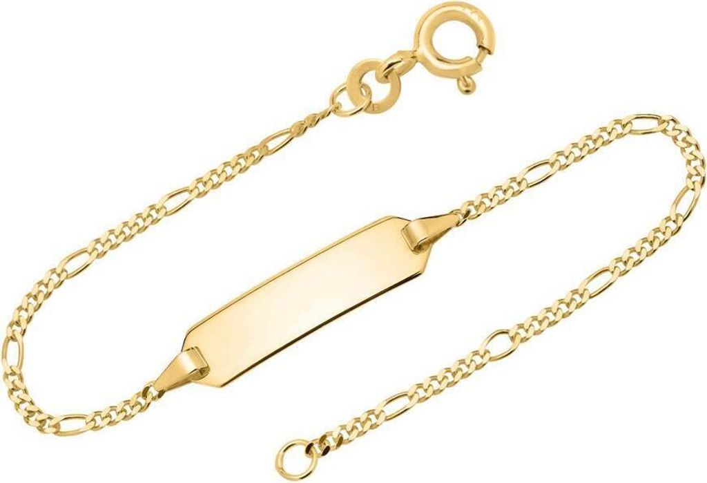 333er Goldarmband: ID-Armband Gold BIN5001 (Länge: 16cm)