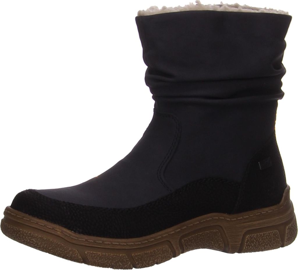 Rieker Damen Stiefelette mit gerafftem Schaft Warmfutter Produktbild 