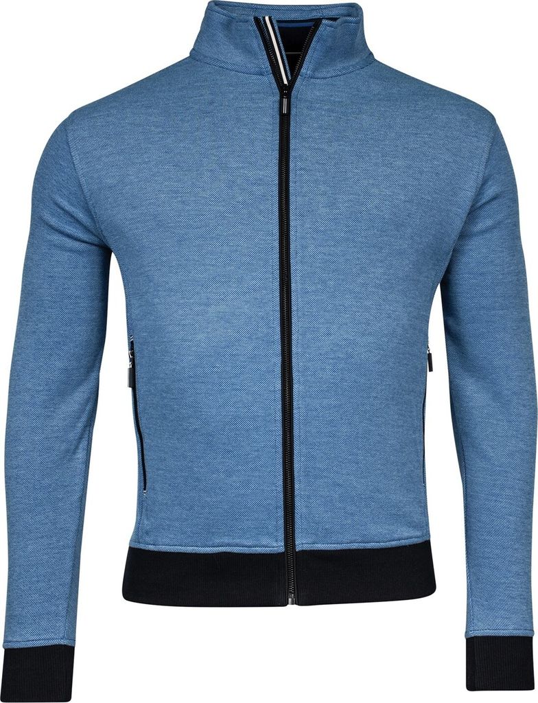 Baileys Baumwolljacke, blau, mit Reißverschluss