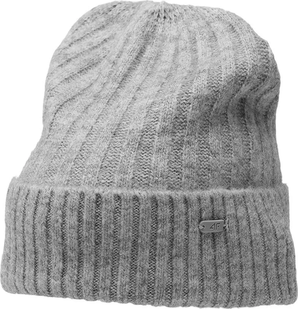 4F Elegante berretto invernale da donna Bianco crema , taglia S