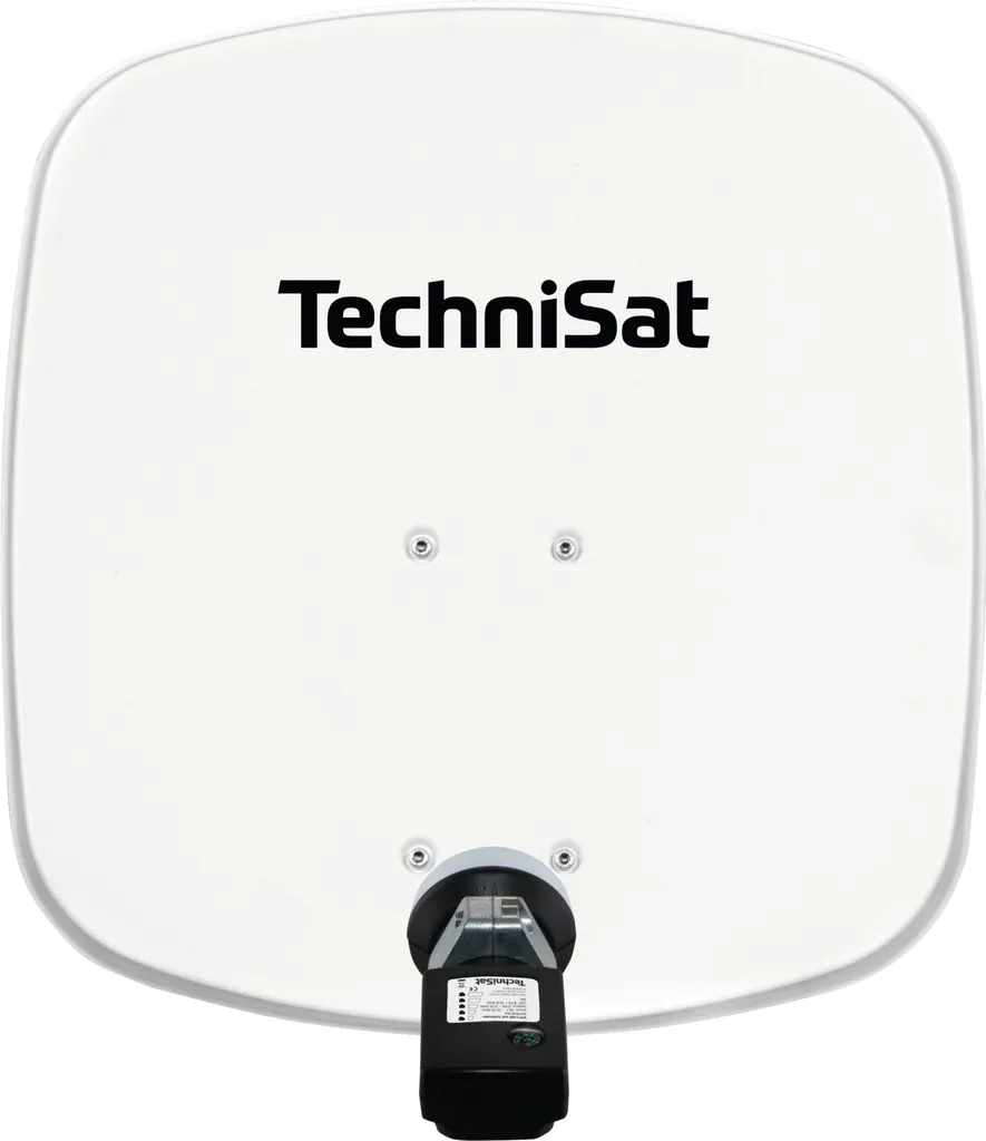 Parabole Balcon 45cm Technisat DigiDish Aluminium LNB Intégré Blanc