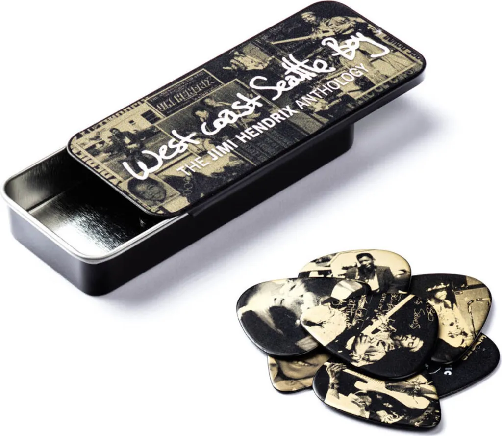 Pack de 12 médiators Dunlop Hendrix pour ne plus jamais manquer de grip